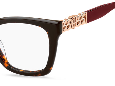 Premium Women Tommy Hilfiger Eyeglasses: TH 1906 - Red Havana - SpecSMART Eye Clinic (Zoom View)